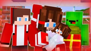 У сестры Джей Джей родился ребенок - Майнкрафт анимация