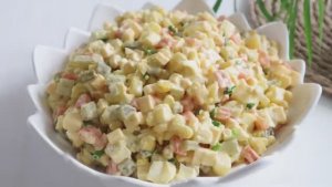 Картофельный Салат "Мозаика"/Просто,но Вкусно!