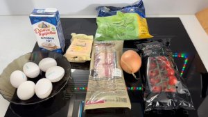 Рецепт Итальянской Фриттаты с беконом из мраморной говядины со шпинатом и помидорами черри_почавкаем