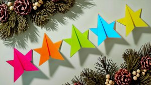 Как Сделать Новогоднюю Гирлянду из Бумаги
