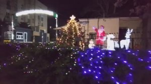 Новогодние украшения Городская больница 🏥 Анапа 2025