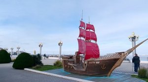 Корабль Алые паруса⛵ набережная Анапа