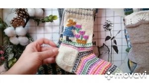 Носочная коробочка 5" с Еленой Велиной .Работа декабря .Итоги