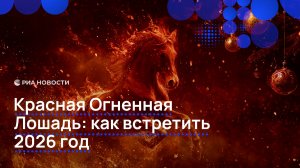 Красная Огненная Лошадь: как встретить 2026 год
