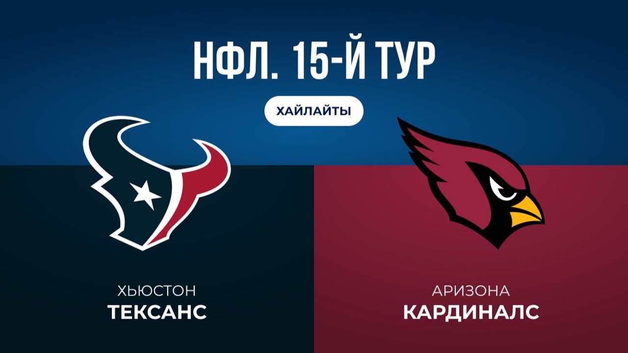 НФЛ. 15-й тур. «Хьюстон» — «Аризона» (обзор)