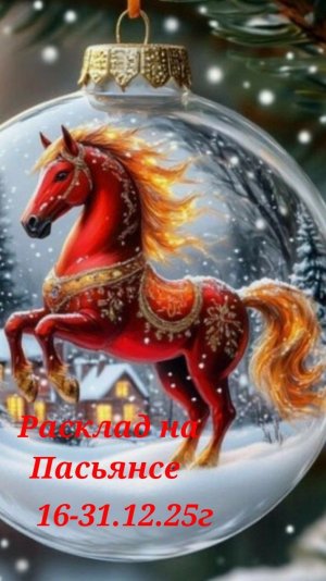Расклад на Пасьянсе с 16 по 31 декабря 2025