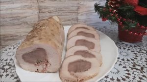 Рулет из мяса с языком ДЕЛИКАТЕСНЫЙ. Мясное праздничное блюдо на Новый Год