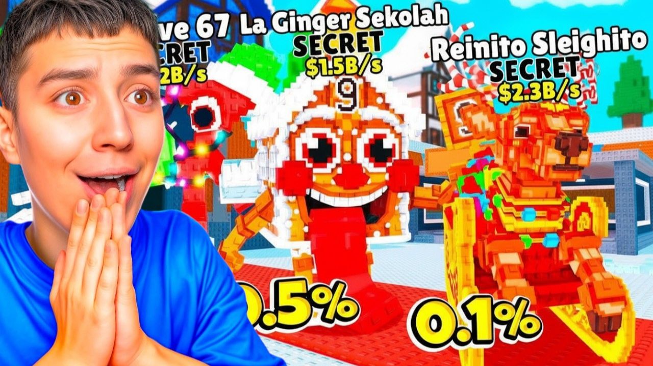 16 НОВЫХ БРЕЙНРОТОВ! САМЫЙ РЕДКИЙ ОЛЕНЬ ШАНС 0.1% в УКРАДИ БРЕЙНРОТ смотреть онлайн