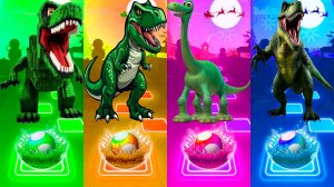 Coffin Dance Динозавры 258 уровень - Мультики про Динозавров | МУЛЬТФИЛЬМЫ ДИНОЗАВРЫ в Tiles Hop