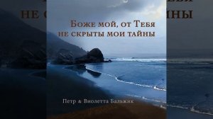 Боже мой, от Тебя не скрыты 🙏 христианская песня