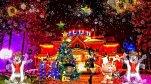 Видеофоны! Видеофон С Новым Годом 1! Новогодний терем от Киностудии Мудрого Кота Тимофея!