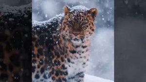 Амурский леопард желает вам нового года