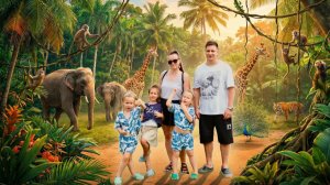 Мы прожили месяц на Шри-Ланке с детьми 😱 Лучший зоопарк для семьи