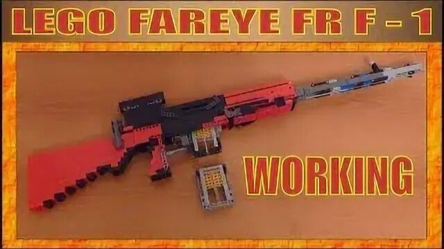 ЛЕГО ОРУЖИЕ  | ФРАНЦУЗСКАЯ СНАЙПЕРСКАЯ ВИНТОВКА  FAREYE FR F - 1 ИЗ ИГРЫ RESISTANCE RETRIBUTION