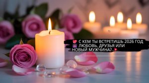 💖 С КЕМ ТЫ ВСТРЕТИШЬ 2026 ГОД 🎆 ЛЮБОВЬ, ДРУЗЬЯ ИЛИ НОВЫЙ МУЖЧИНА? 💥 #гадание #ясновидящая #любовь