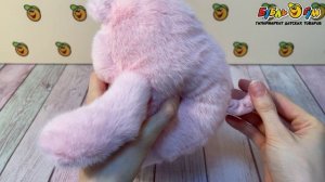 347536 Мягкая игрушка Котик розовый 16см