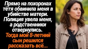 Жизненные Истории/Прямо на похоронах тётя обвинила меня в убийстве матери. Полиция увела меня, а род