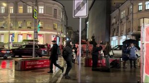 🎄Рождество в Москве начинается рано вечерняя прогулка по праздничным огням города✨