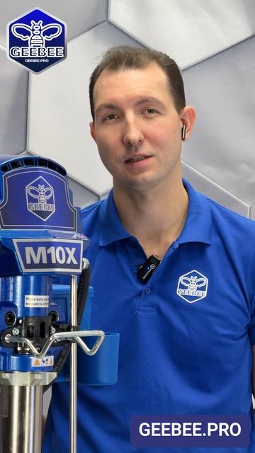 GEEBEE М10Х - универсальный аппарат для всех видов работ нанесения материалов безвоздушным методом. смотреть онлайн