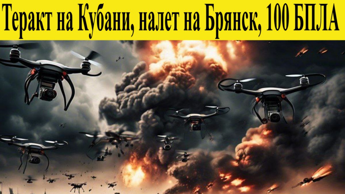 Брянск атакован БПЛА.атака дронов на кубань.100 БПЛА ВСУ атакуют РФ 16.12.2025 Что известно?Новости смотреть онлайн