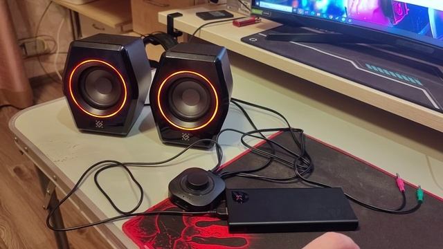 Колонки для компьютера Defender Solar 9 Bluetooth смотреть онлайн