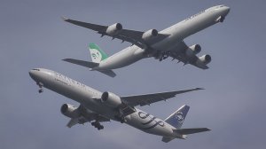 Шереметьево SVO. Подходы самолетов крупным планом к глиссаде