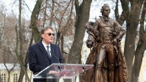 Торжественная церемония открытия памятника канцлеру Российской империи И.А.Остерману, Москва, 15.12