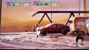 играю с папой в Double dragon.