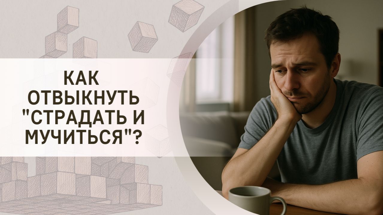 Как отвыкнуть "страдать и мучиться"?