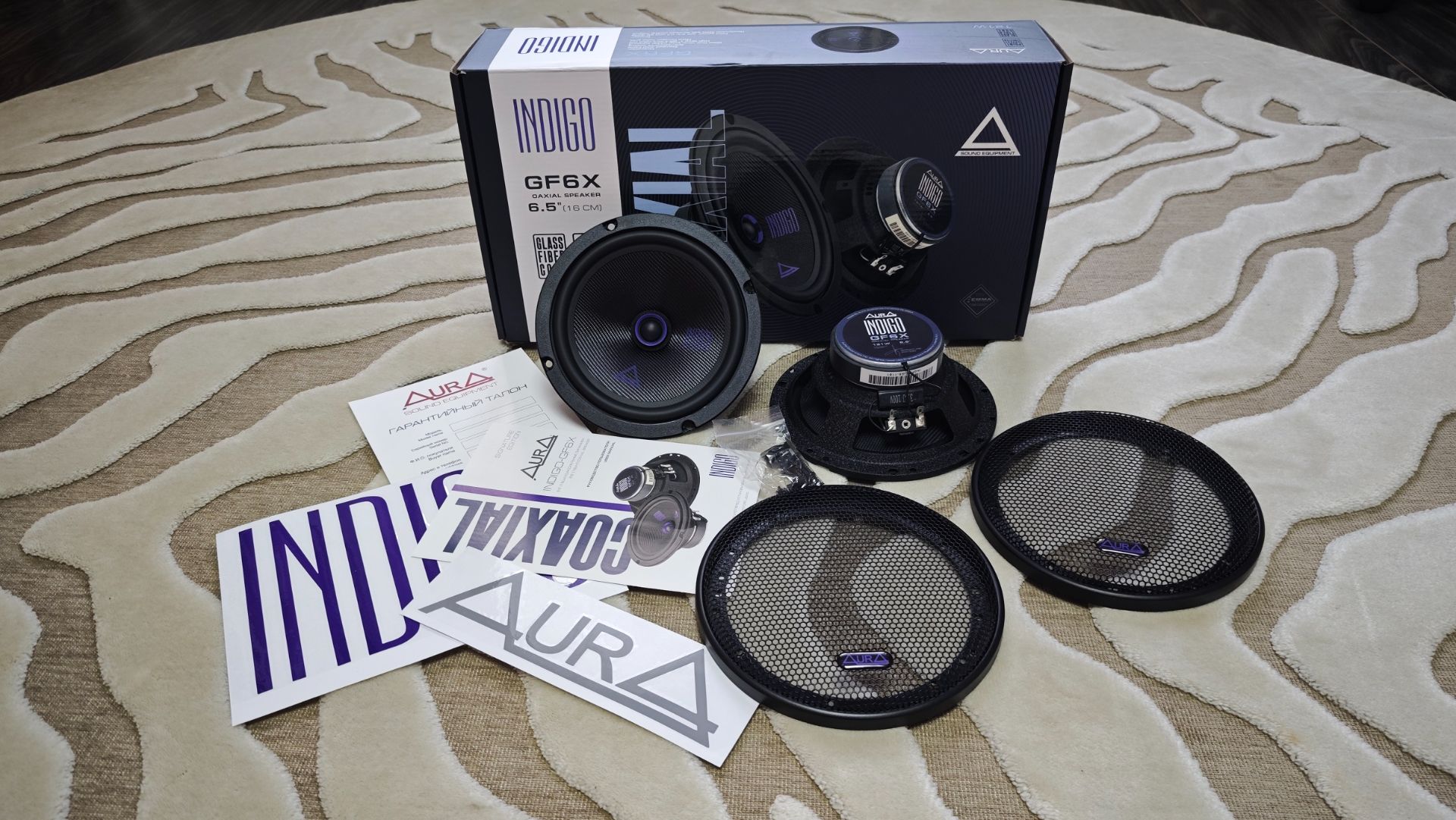 Установка колонок Aura indigo GF 6X в задние двери Omoda C5