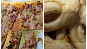 Наивкуснейшая 🍕 пицца , хрустящее печение из 1 пачки теста.