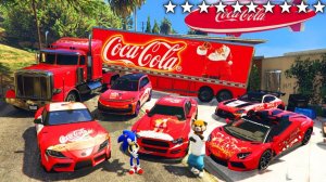 Я УГНАЛ РЕДКИЕ КОКА КОЛА ТАЧКИ С СОНИКОМ ИЗ РЕАЛЬНОЙ ЖИЗНИ В ГТА 5