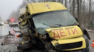 21 человек пострадал в ДТП с перевозившим детей микроавтобусом под Брянском