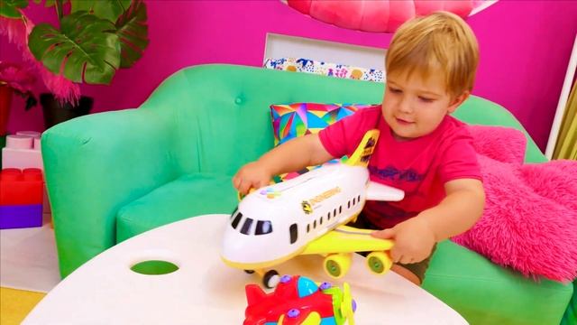  Самолёты для детей  учимся и играем с игрушечными самолётами