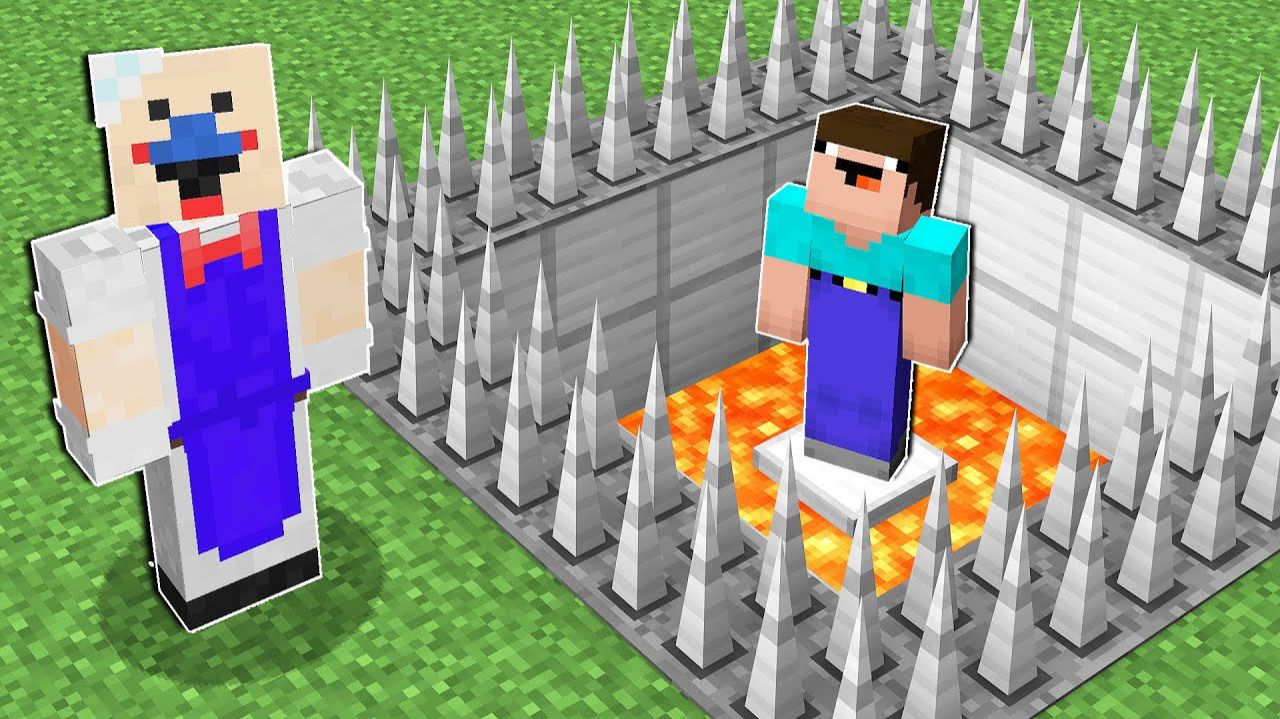 ЗЛОЙ МОРОЖЕНЩИК ПОЙМАЛ НУБА В ЛОВУШКУ МАИНКРАФТ НУБИК И ТРОЛЛИНГ ЛОВУШКА В MINECRAFT [get.gt] смотреть онлайн