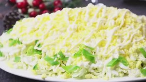 _Новогодний салат с невероятным вкусом и необычным соусом