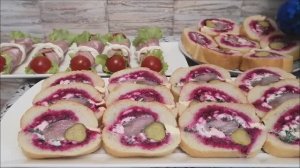 Закуски на новый год  ШУБКА в ШУБКЕ и НОВОГОДНЯЯ ЗАКУСКА с ВЕТЧИНОЙ закуски на праздник