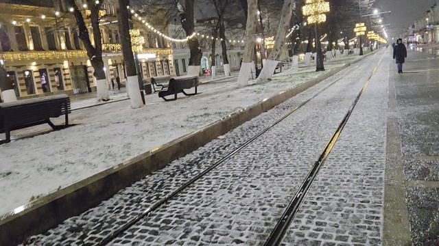 Первый снег .декабрь День Андрея Первозванного
