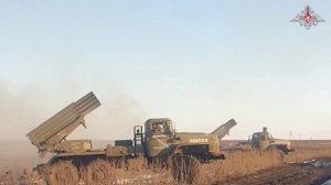 Боевая работа расчетов «Град» ГрВ «Южная»