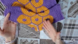 мои модульные носочки👏👏👏 и крючком, и спицами...