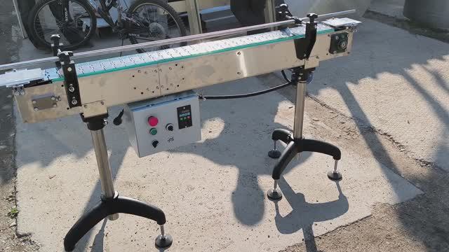 Транспортёр пластинчатый 1500 мм, цепь 114,3 мм