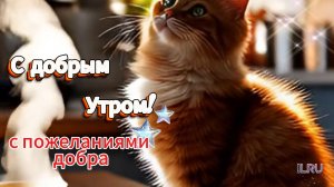 Запустите утро близких с улыбкой. Готовая открытка для WhatsApp 🌞