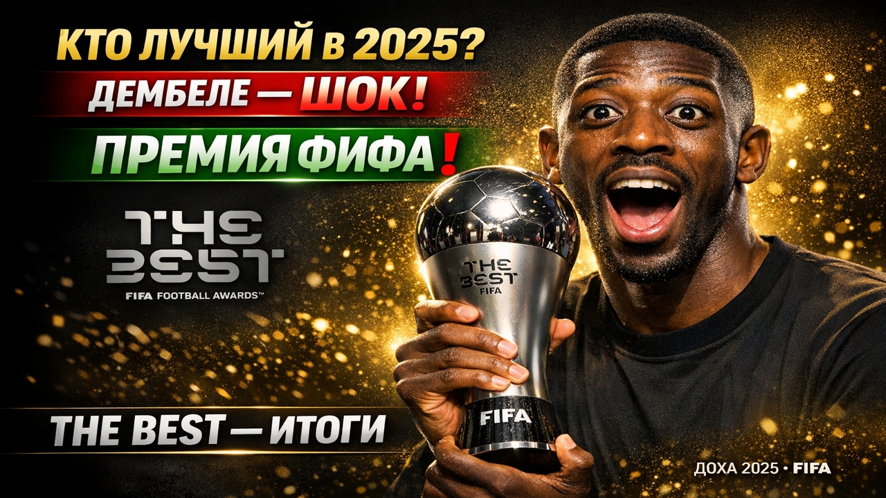 The Best FIFA 2025 — премия ФИФА: кто победил и чем удивил Дембеле?
