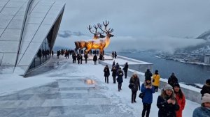 ✨Снежное Рождество в Осло 2025 волшебная прогулка по зимнему городу и праздничному рынку🎄🌙