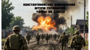 Новости СВО Сегодня-Константиновское Направление Штурм Терноватой Удары по Одессе