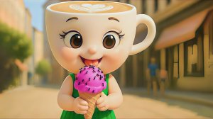 Малышка Балерина Капучина пришла в себя после того, как съела мороженое, покрытое муравьями