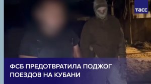 ФСБ предотвратила поджог поездов на Кубани