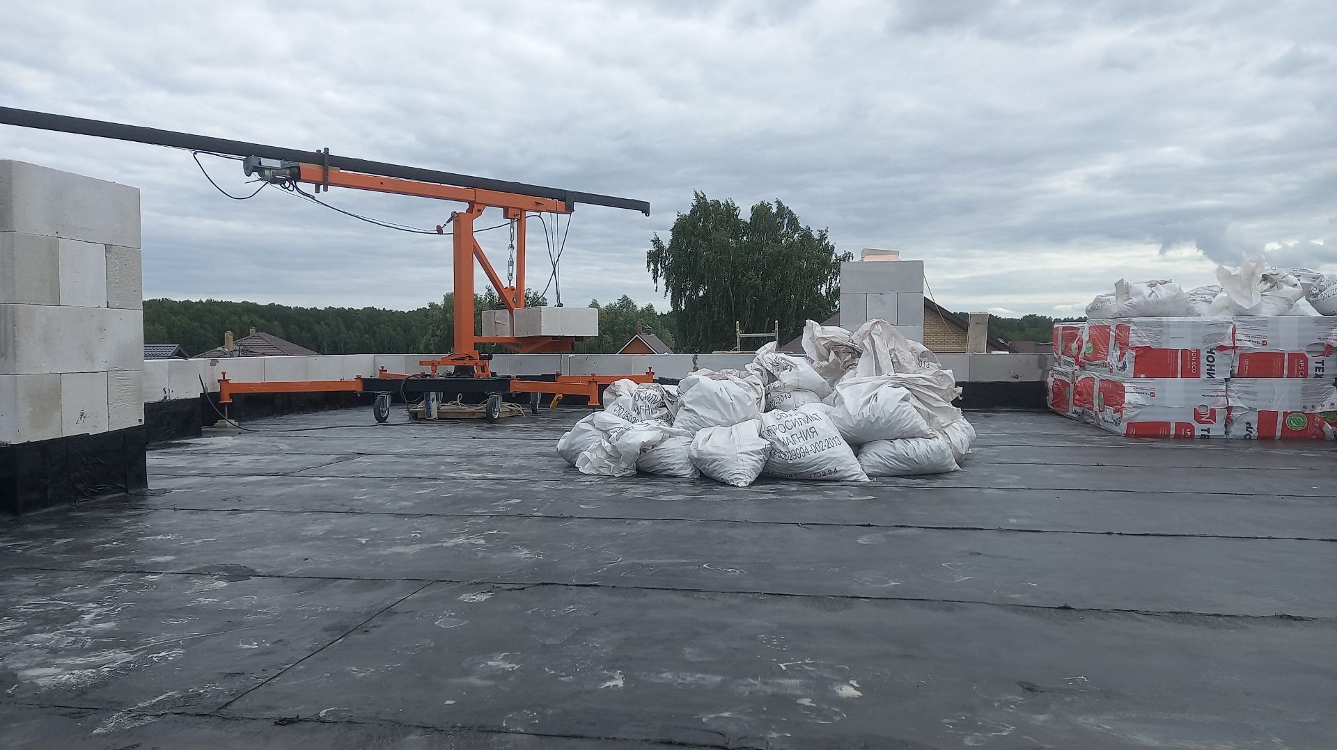 Пароизоляция плоской кровли