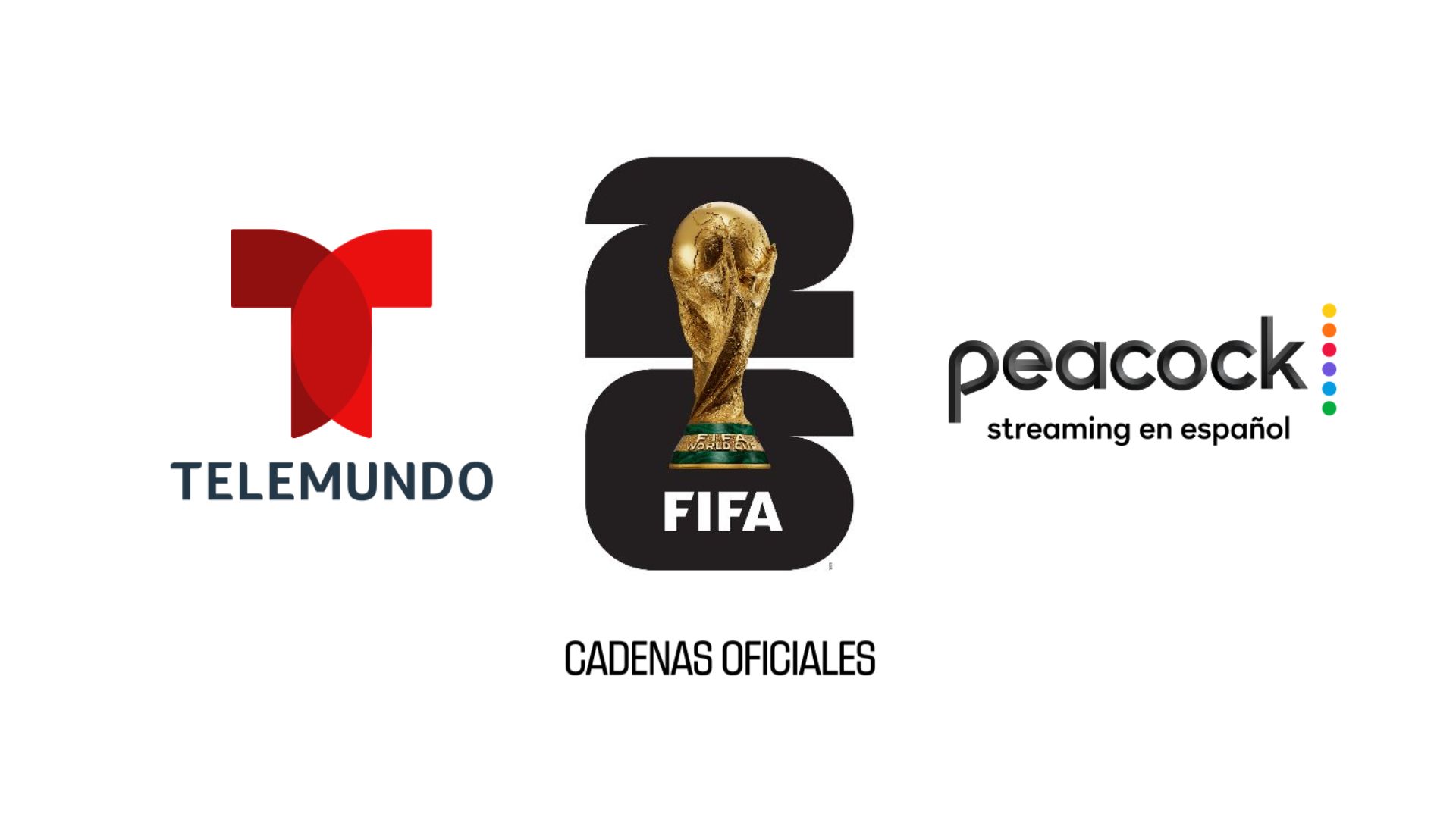 Telemundo & Peacock - Cadenas oficiales de la Copa Mundial de la FIFA 26