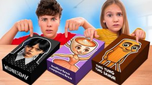 НИКОГДА не ОТКРЫВАЙ БОКСЫ TUNG TUNG SAHUR и Wednesday